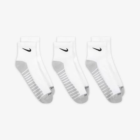 Nike SX5549-100 Everyday Max Destekli Bilek Antrenman Çorapları (3 Çift)