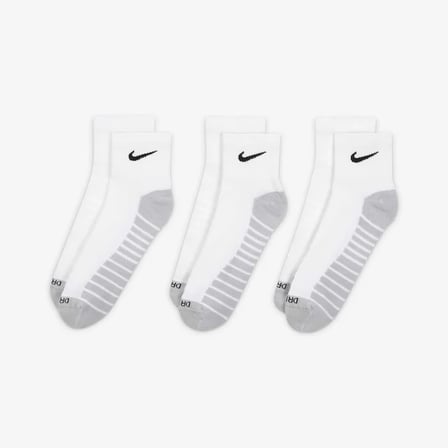 Nike SX5549-100 Everyday Max Destekli Bilek Antrenman Çorapları (3 Çift)