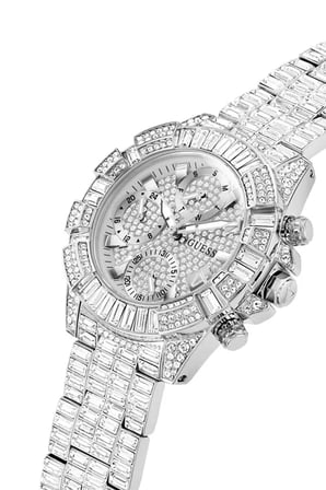 Guess Kadın Metalik Gri Kol Saati GUGW1075L1