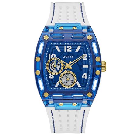 GUESS GUGW0499G6 BEYAZ SİLİKON KORDON ERKEK KOL SAATİ
