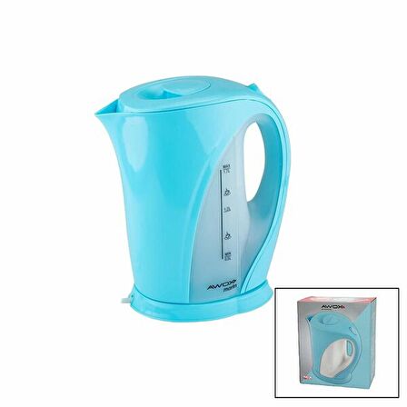 PLASTİK MAVİ RENK KETTLE SU ISITICI ( 1.7LT & 2000W )