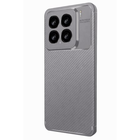 Xiaomi Mi 15 Kılıf Auto Focus Karbon Kapak - Gri