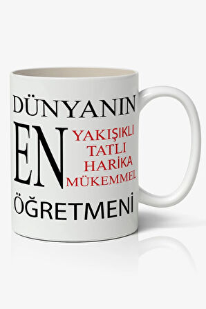 Erkek Öğretmenler Günü Hediyesi Kupa Bardak Öğretmenler Günü Hediyesi
