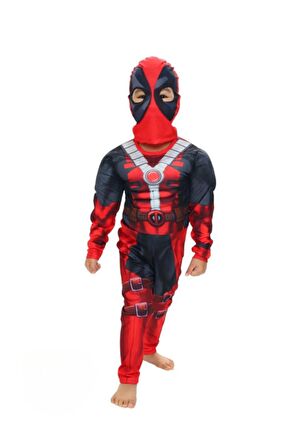 Deadpool Kaslı Çocuk Kostümü