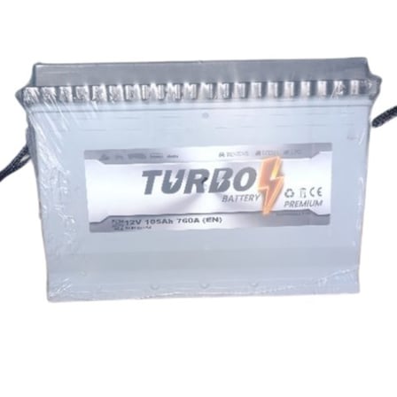 TURBO 105 AH. 760A (EN) (PETLAS GARANTİSİ ALTINDA) (ÜRETİM TARİHİ: 2026)