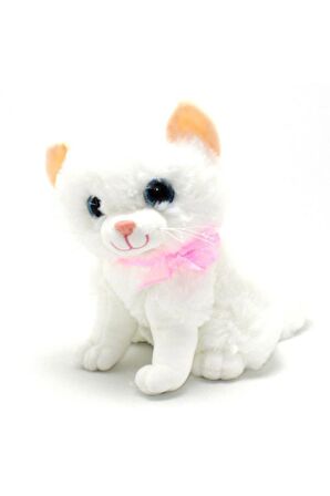 Miyavlayan Sesli Kedi Peluş 30 cm