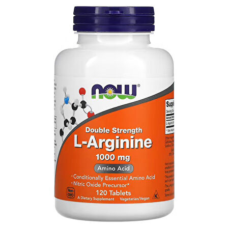 Double Strength L-Arginine, 1,000 mg, 120 Tablets