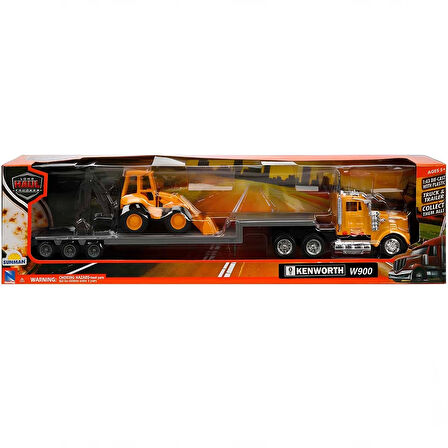 1:43 Long Haul Kenworth Taşıyıcı Tır ve Dozer