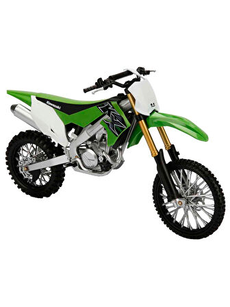 Newray 1:6 Kawasaki KX 450F 2012 Model Motor Yeşil