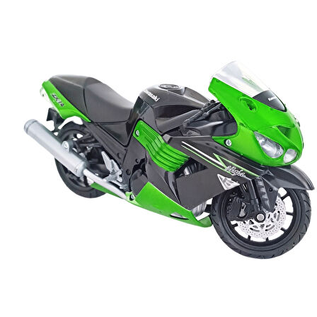 Sunman NRY-1:12 Motosiklet Kawasaki ZX-14 Yeşil S00057793