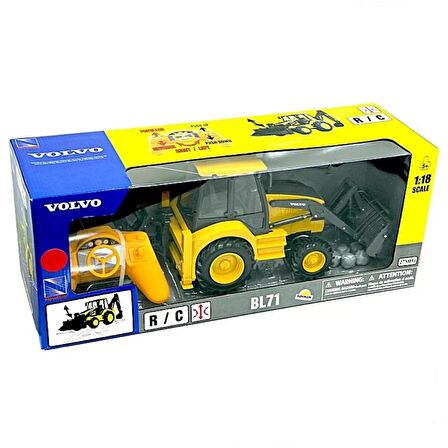 Uzaktan Kumandalı 1:18  Volvo Kepçe