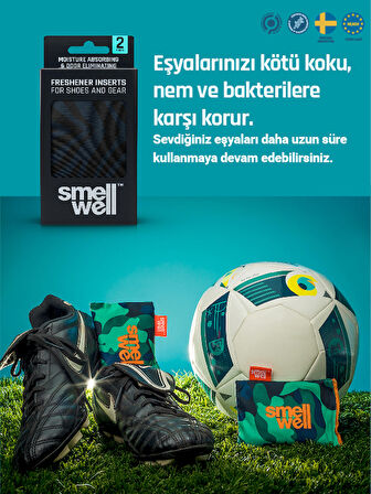 SmellWell Aktif Ayakkabı Koku Giderici Yastıkçık - Siyah Zebra