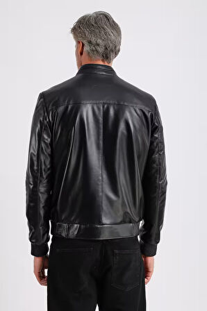 Yamal Erkek Hakiki Şişme Deri Mont