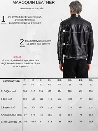 Yamal Erkek Hakiki Şişme Deri Mont