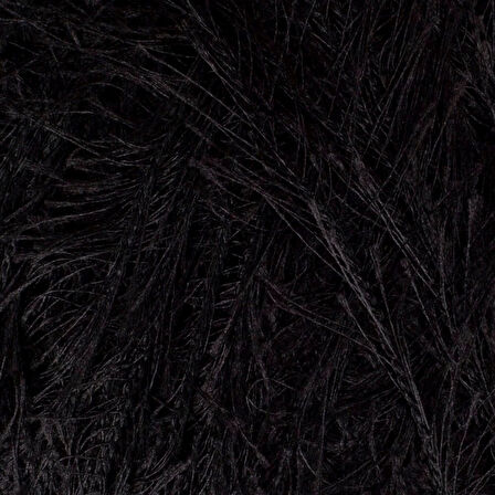 Loren Furry Siyah El Örgü İpi - RF1001 - 34066