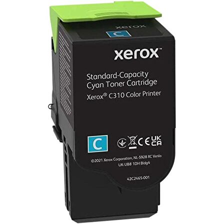 Xerox 006R04361 C310-C315 Standart Kapasite Cyan Mavi Toner 2.000 Sayfa
