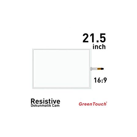 21.5" Green Touch Resistive Dokunmatik Cam