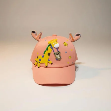 Kitti 5-8 Yaş Unisex Bebek & Çocuk Aksesuarlı Yazlık Şapka