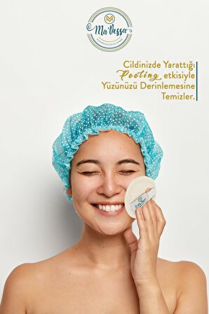 Ma'Vessa Doğal Kabak Lifli Lastikli Yüz Peeling Diski