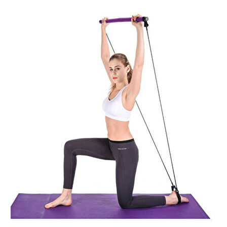 Leyaton Squat Seti Pilates Studio Egzersiz Çubuğu Squat Pilates Barı