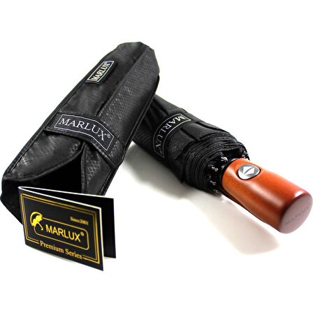 Marlux Wood Series Tam Otomatik Unisex Şemsiye