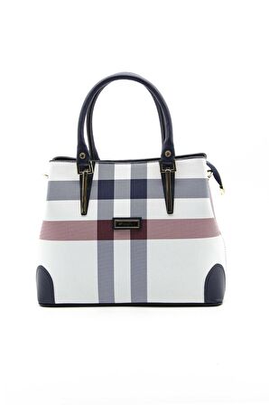 Kadın Omuz Çantası 667-9629 SİLVER POLO Kadın ÇANTASI M3 BEYAZ-MAT LACİ