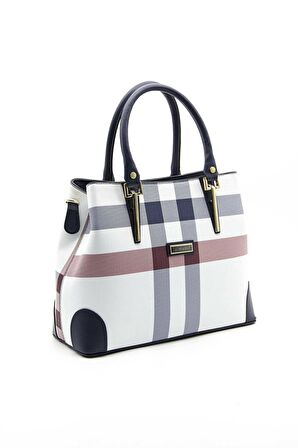 Kadın Omuz Çantası 667-9629 SİLVER POLO Kadın ÇANTASI M3 BEYAZ-MAT LACİ