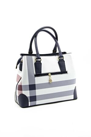 Kadın Omuz Çantası 667-9629 SİLVER POLO Kadın ÇANTASI M3 BEYAZ-MAT LACİ