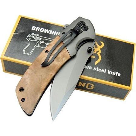 Tekinhediyelik Browning Swat 354 Ahşap Çakı