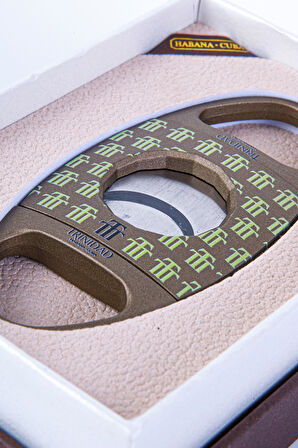 Cohiba Trinidad Özel Üretim Kahverengi Metal Puro Makası Kesici