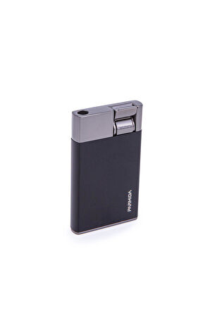 Parmida Tek Torch Pürmüz Siyah Gunmetal Metal Puro Çakmağı