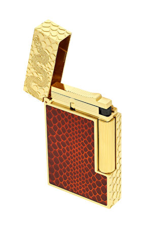 S.T. Dupont Lacquered Ligne 2 Red Puro Çakmağı 16075