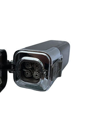 Parmida Çakmak Küllük Gunmetal İkili Puro Seti