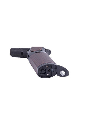Parmida Tek Torch Pürmüz Kahverengi Masa Tipi Puro Çakmağı