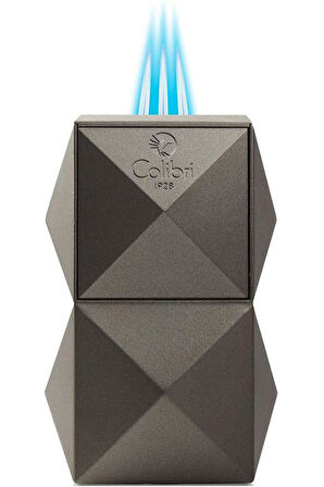 Colibri Quasar 3 Torch Pürmüz Gunmetal Masa Tipi Puro Çakmağı
