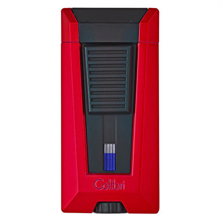 Colibri Stealth 3 Metalik Kırmızı-Siyah Puro Çakmağı