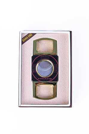 Cohiba Partagas Özel Üretim Siyah-Gold Puro Makası Kesici