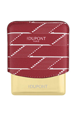 S.T. Dupont Coated Canvas Monogram Bordo Deri Cigarillo Kılıfı 183178