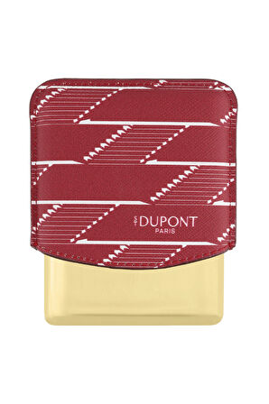 S.T. Dupont Coated Canvas Monogram Bordo Deri Cigarillo Kılıfı 183178