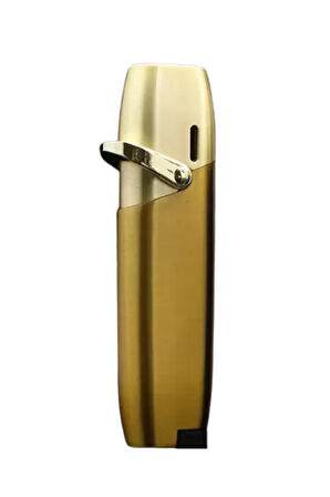 PremiumQuality Tek Torch Pürmüz Gold Metal Puro Çakmağı