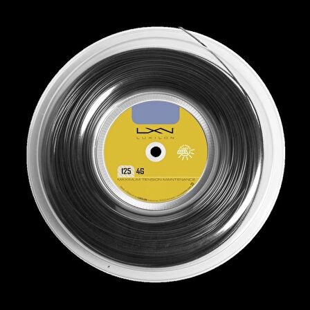 Wilson Luxilon 4G 125 Siyah (200m) Reel Rulo WR8308301125 Tenis Kordajı 