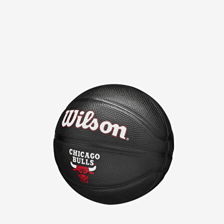 Wilson Mini Basketbol Topu NBA TEAM TRIBUTE MINI BLACK CHI BULLS WZ4017602XB3