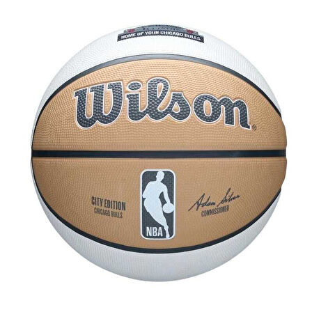 Wilson NBA Team City Edition Chicago Bulls SZ7 Basketbol Topu WZ4033905XB7