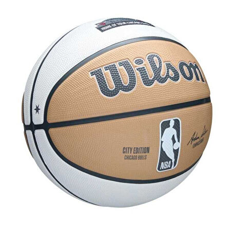 Wilson NBA Team City Edition Chicago Bulls SZ7 Basketbol Topu WZ4033905XB7