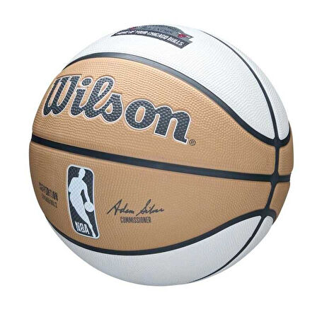 Wilson NBA Team City Edition Chicago Bulls SZ7 Basketbol Topu WZ4033905XB7