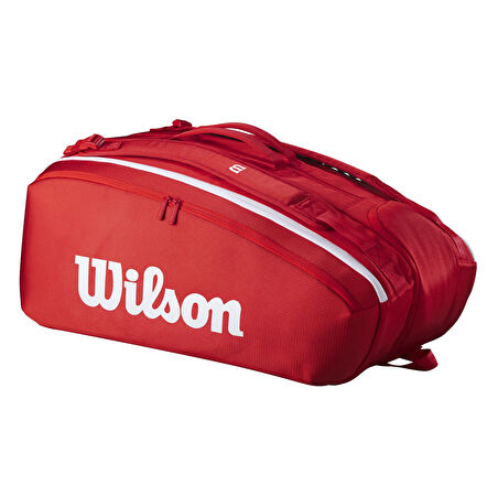 Wilson Super Tour 15PK 2025 Kırmızı Tenis Çantası WR8036601001