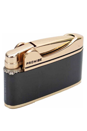 Promise Soft Flame Siyah Gold Metal Çakmak
