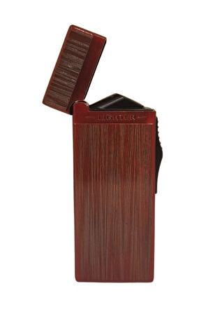 Black Martin Tek Torch Pürmüz Kırmızı Desenli Metal Puro Çakmağı