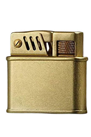 PremiumQuality Fırçalı Gold Metal Soft Flame Çakmak