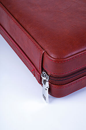 Cohiba XL Kiremit Dahili Çakmak Deri Puro Taşıma Çantası & Seyahat Humidoru